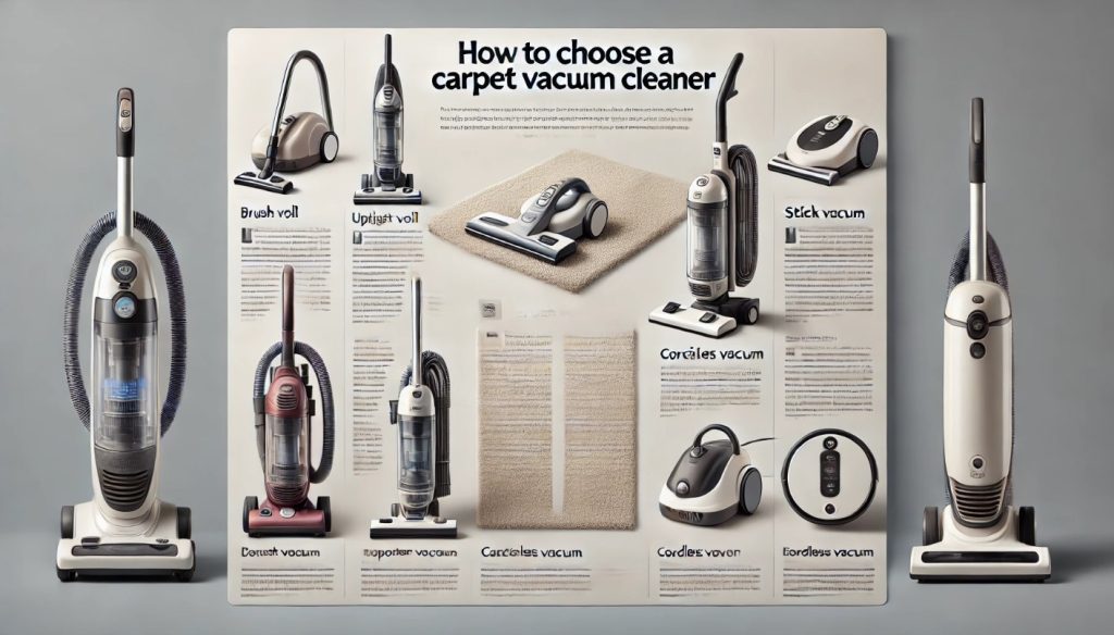 How to Choose a Carpet Vacuum Cleaner